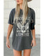 Azura Exchange Guitar Slogan Letter Graphic Print T-Shirt - XL