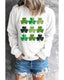 Azura Exchange Clover Print Long Sleeve Sweatshirt - XL