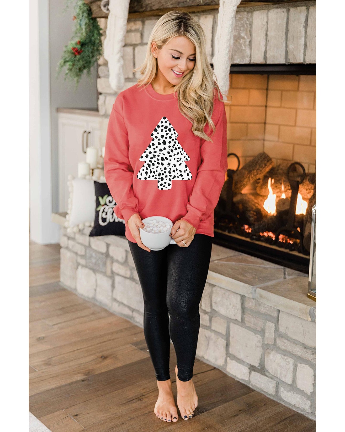Azura Exchange Leopard Print Pullover Sweatshirt - M
