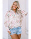Azura Exchange Abstract Print Lantern Sleeve Casual Shirt - L