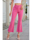 Azura Exchange Flare Leg Raw Hem Jeans - 14 US