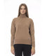 Baldinini Trend Women's Beige Wool Sweater - 42 IT