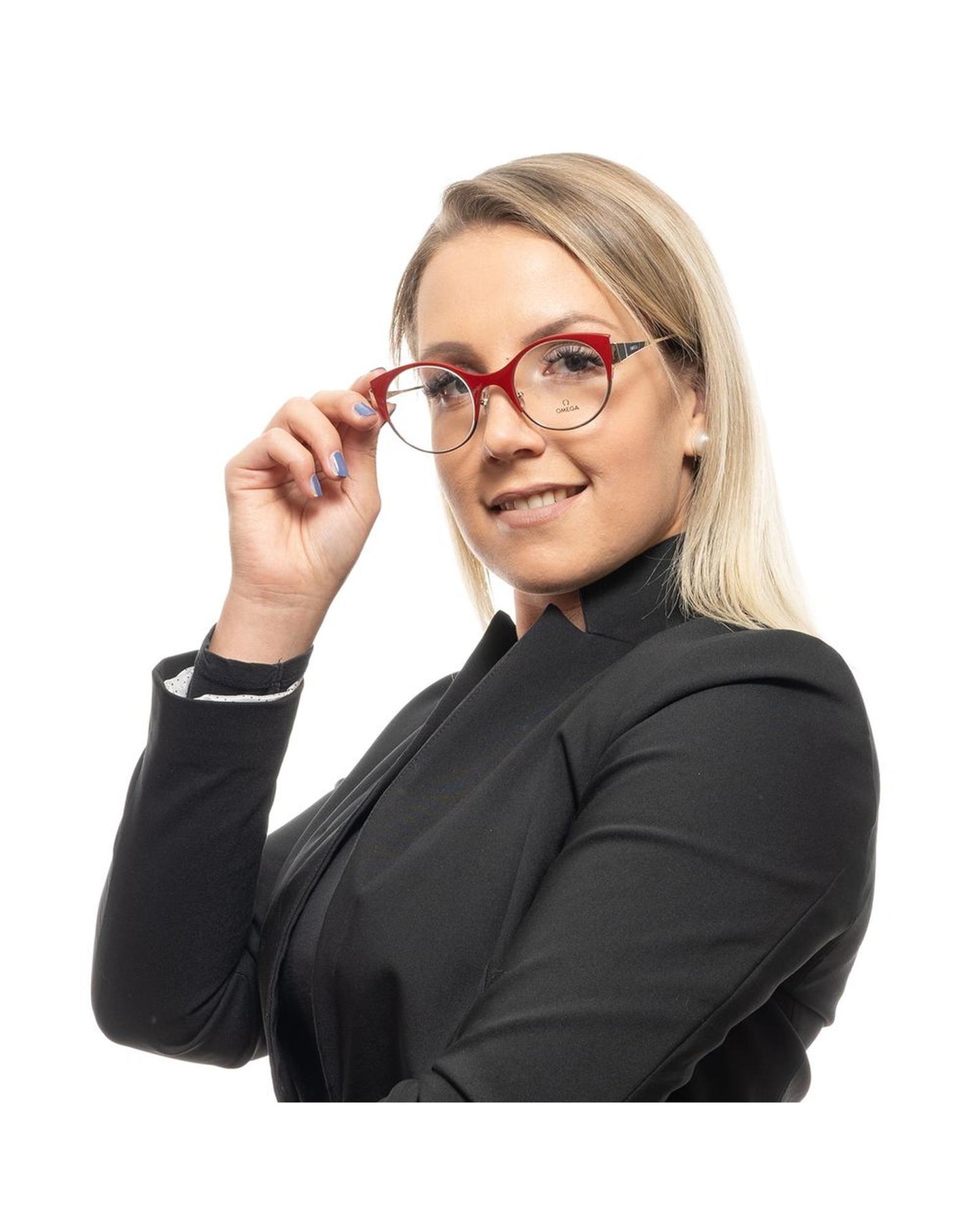 Omega Women's Red Optical Frames - One Size