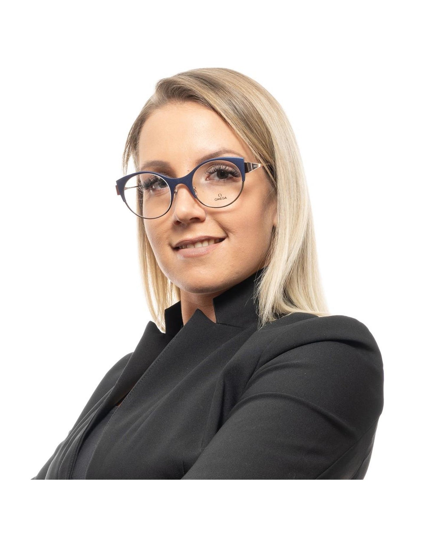 Omega Women's Blue Optical Frames - One Size