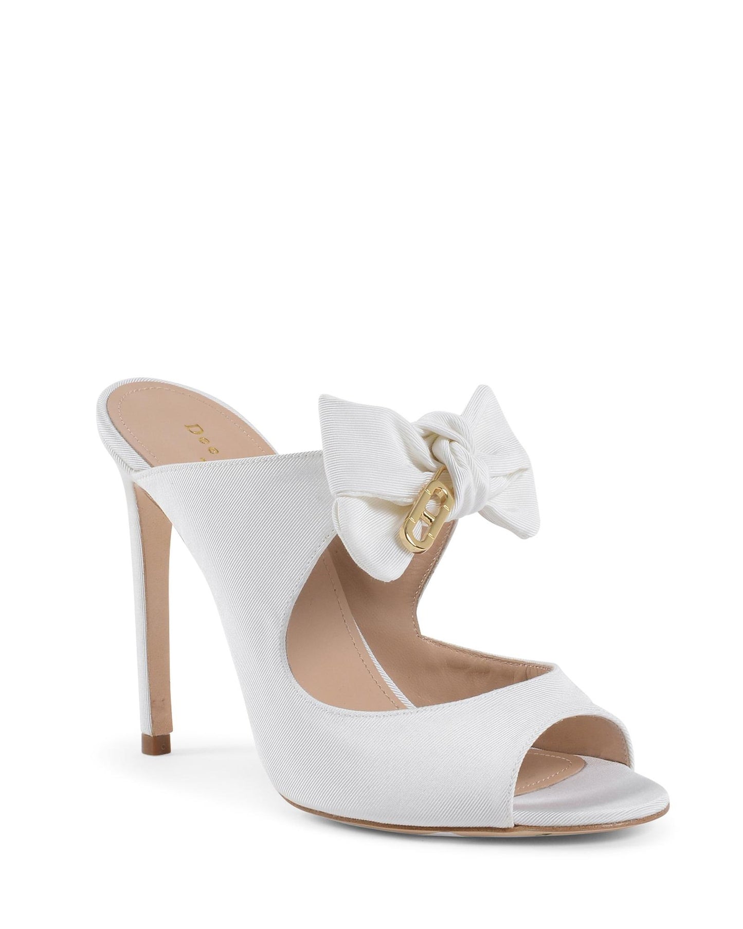 High Heel Mule with Bow Detail - 37.5 EU