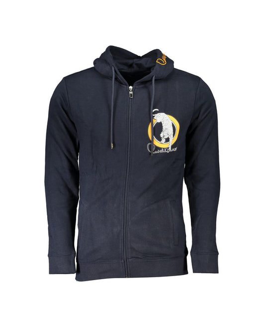 Cavalli Class Men's Blue Cotton Sweater - L