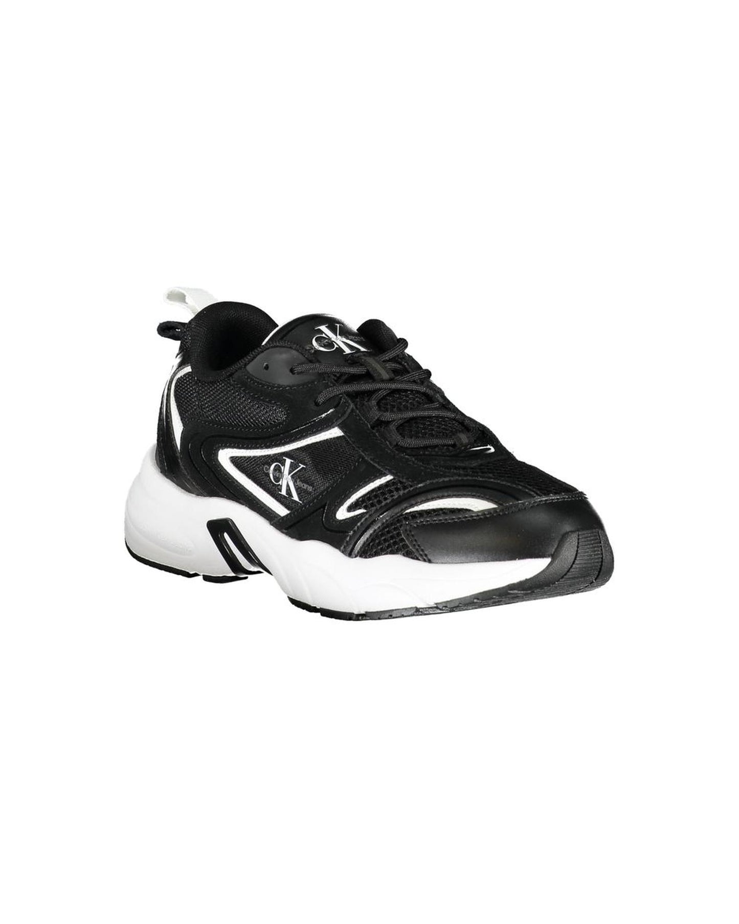 Calvin Klein Women's Black Polyester Sneaker - 39 EU