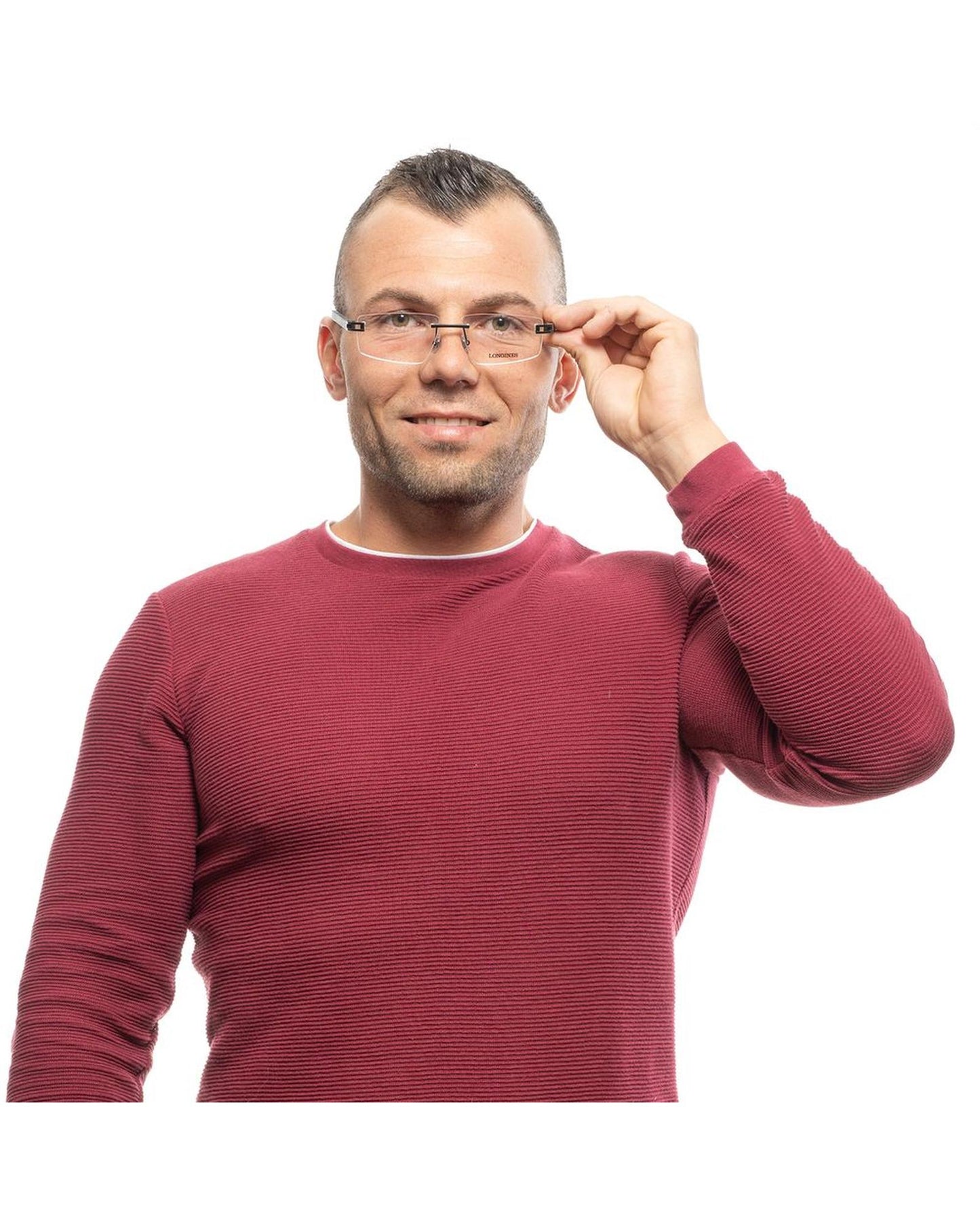 Longines Men's Black Optical Frames - One Size