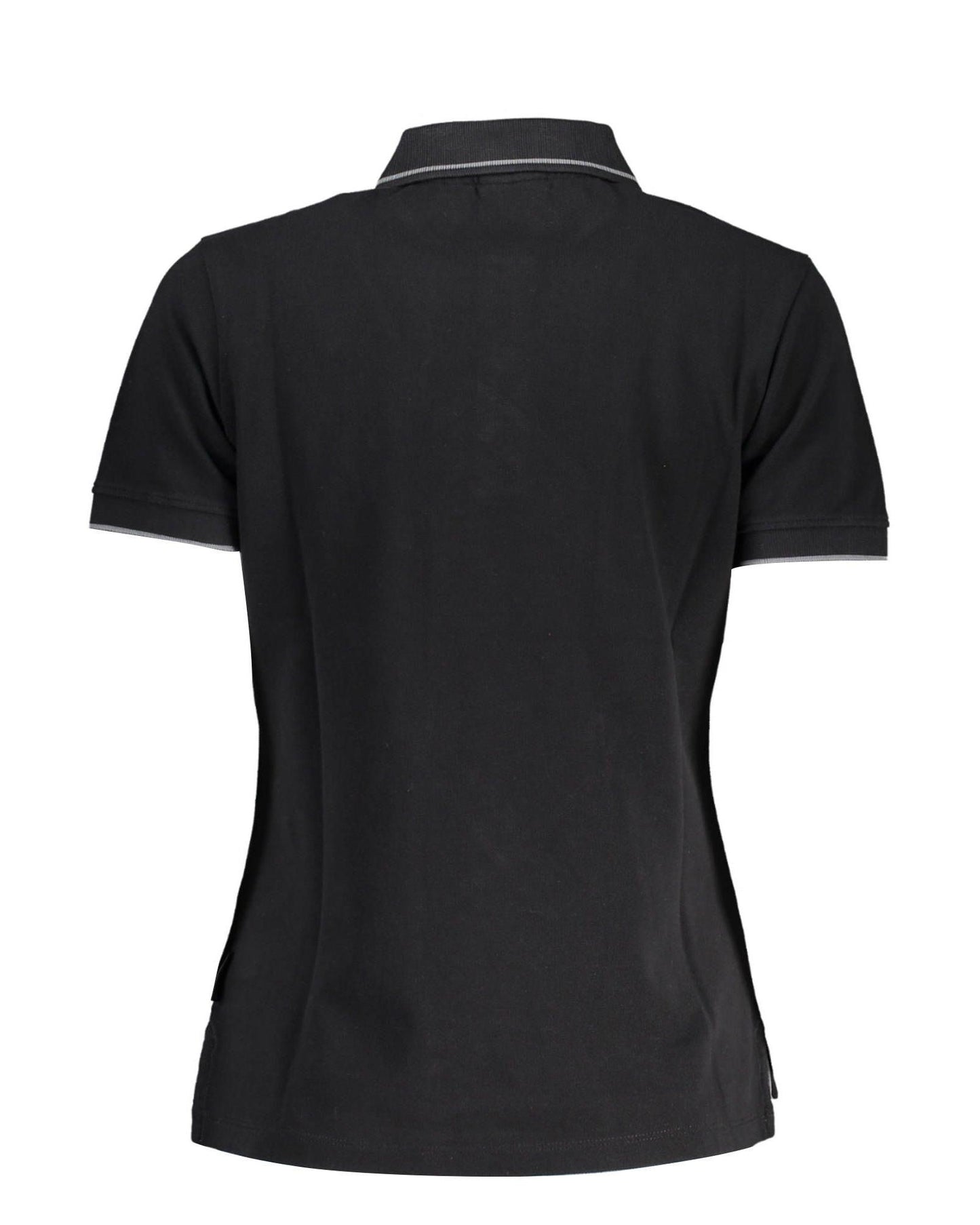 Napapijri Men's Black Cotton Polo Shirt - M