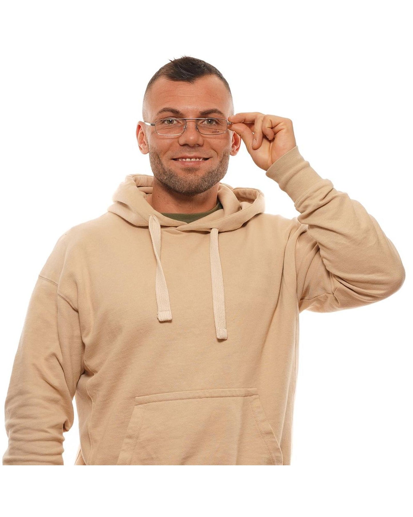 Omega Men's Silver Optical Frames - One Size