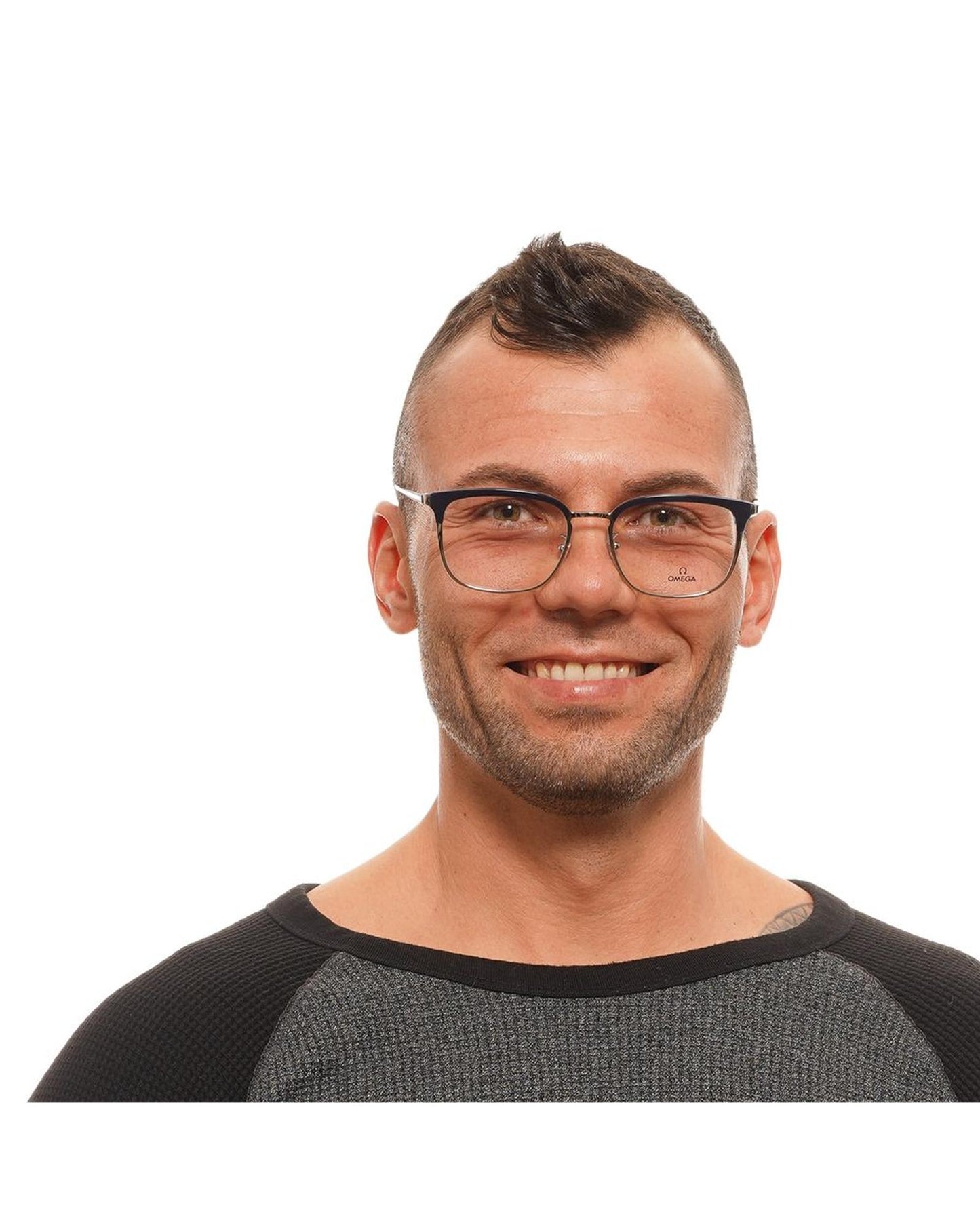Omega Men's Blue Optical Frames - One Size