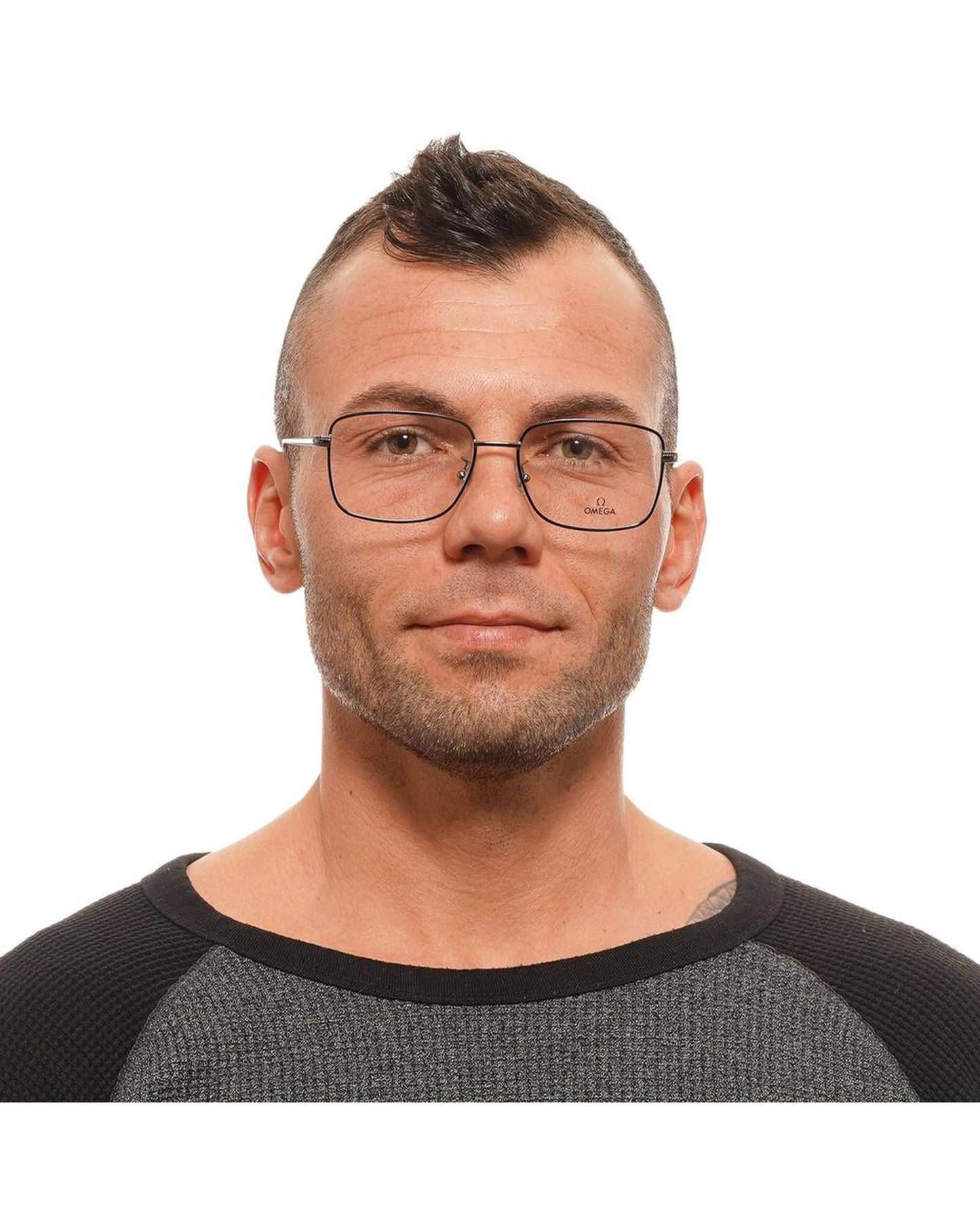 Omega Men's Gray Optical Frames - One Size
