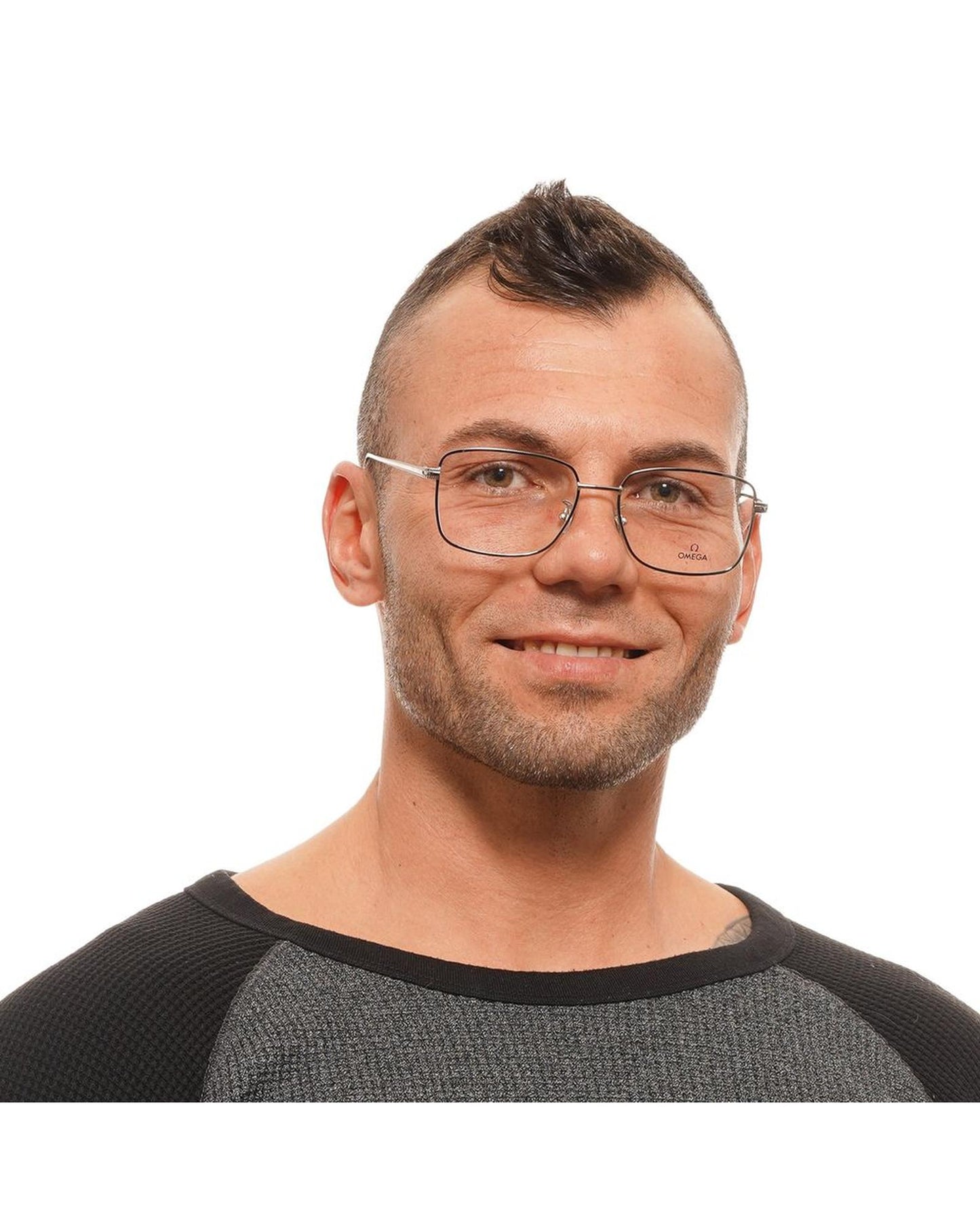 Omega Men's Gray Optical Frames - One Size