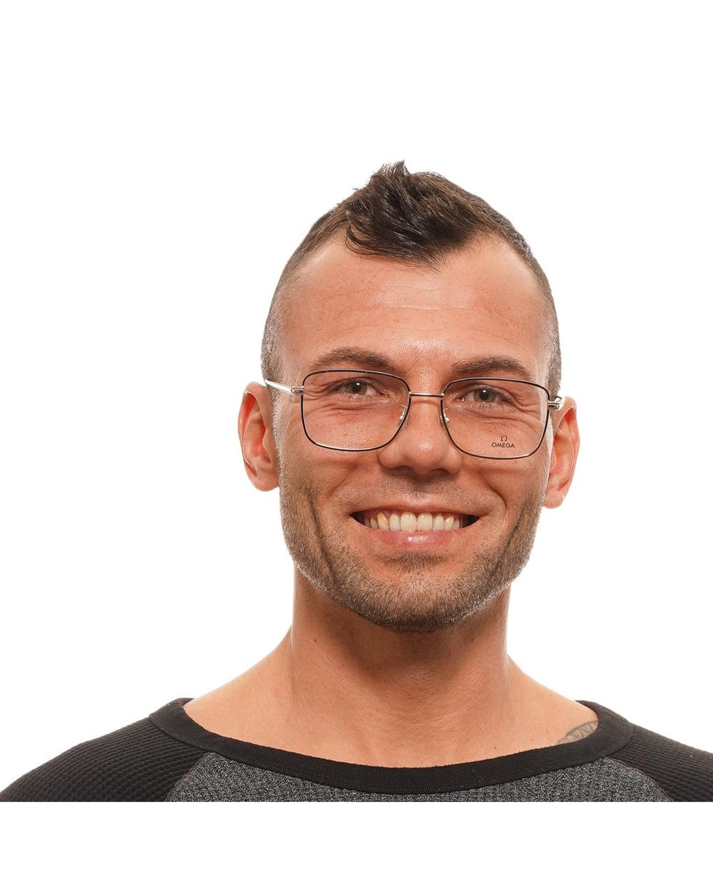 Omega Men's Rose Gold Optical Frames - One Size