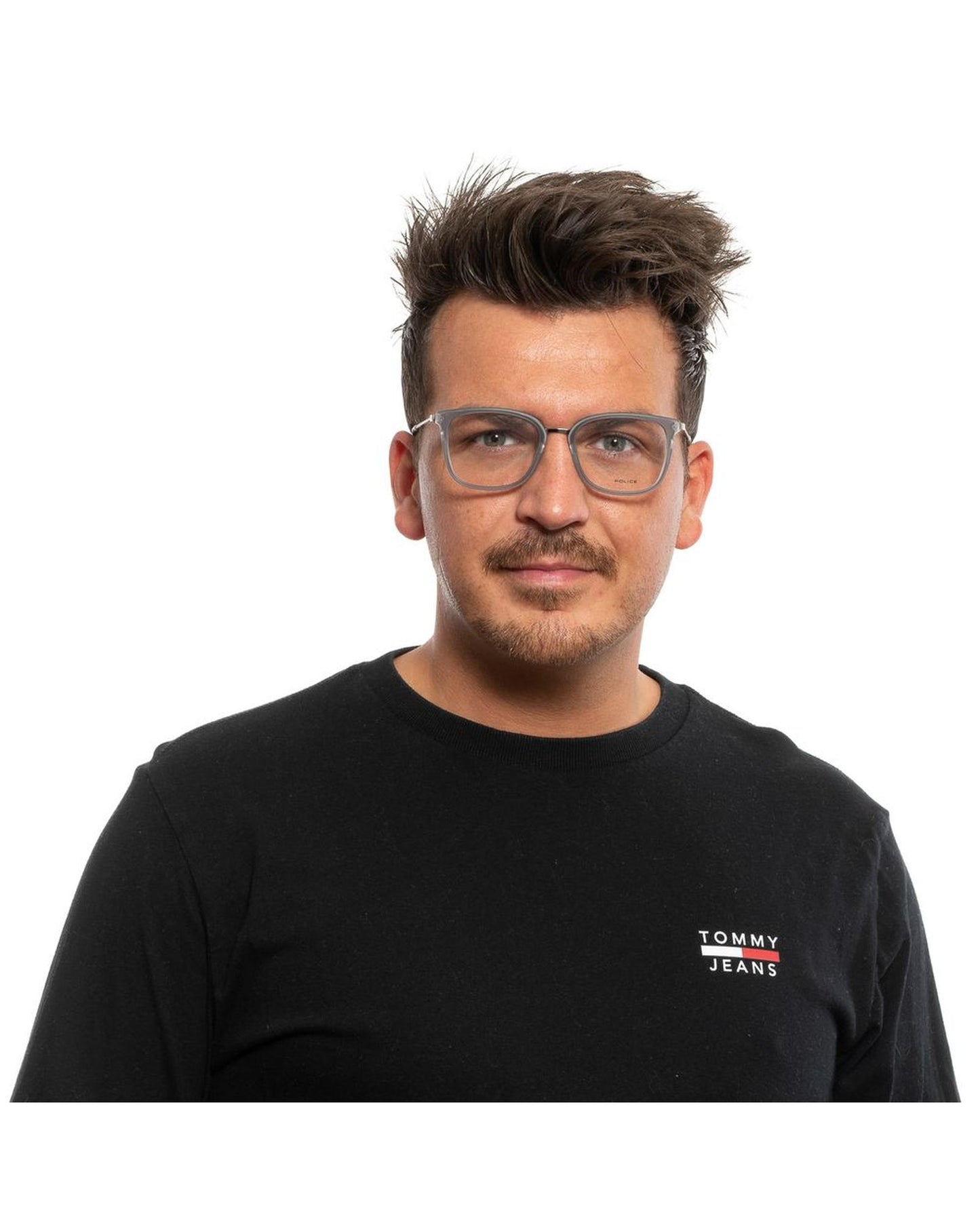 Police Men's Gray Optical Frames - One Size