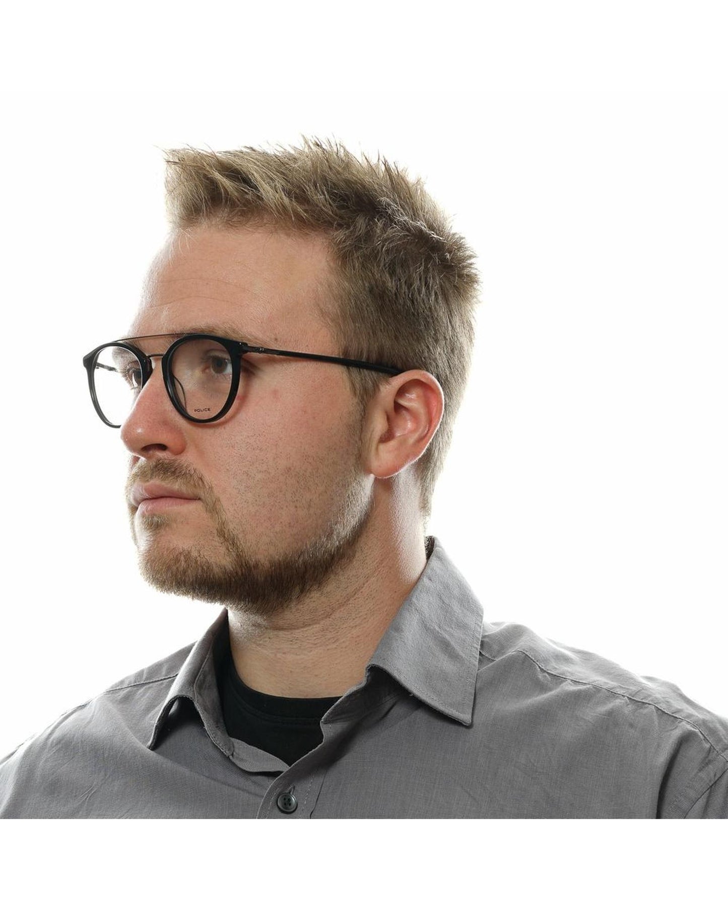 Police Men's Black Optical Frames - One Size