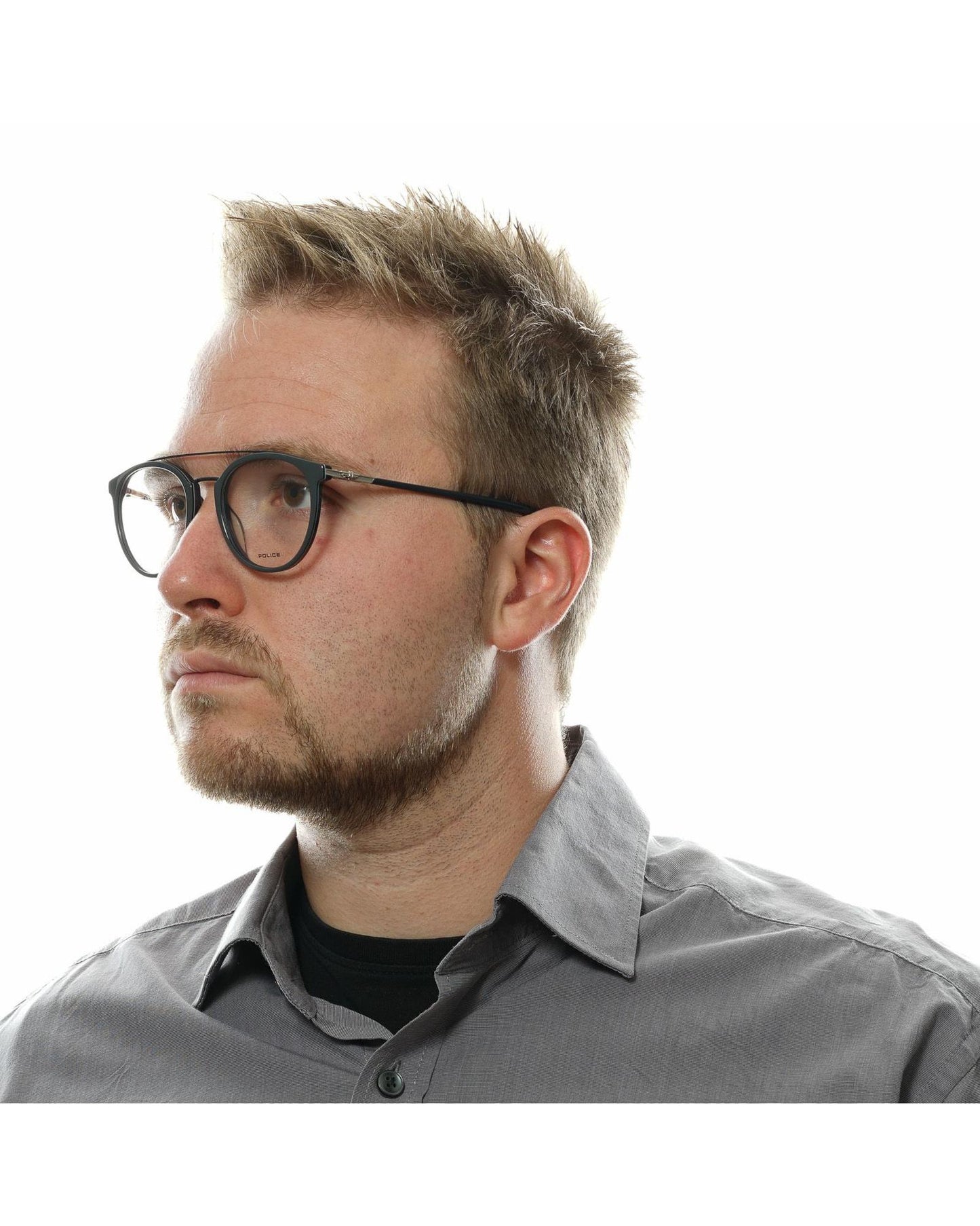 Police Men's Gray Optical Frames - One Size