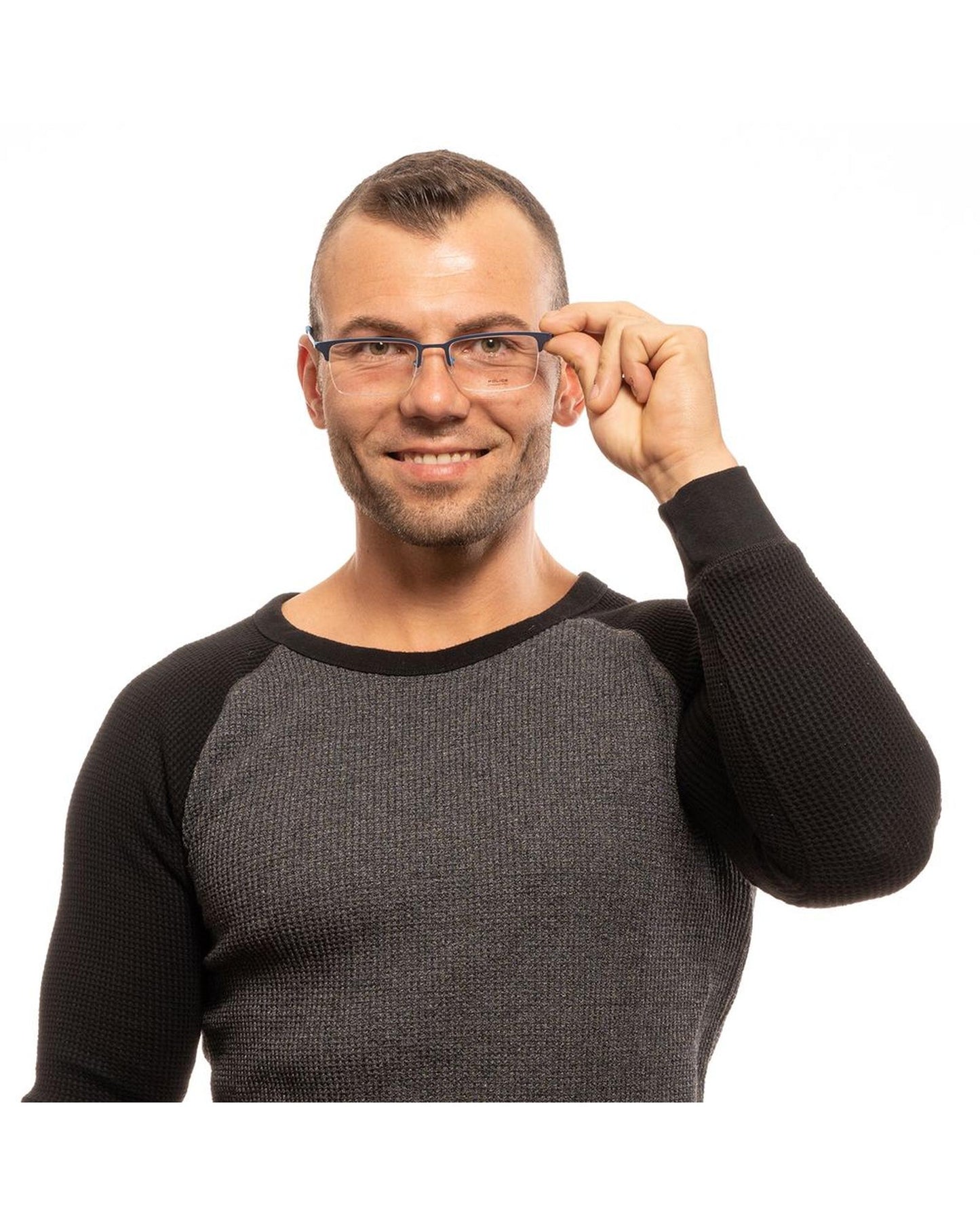 Police Men's Blue Optical Frames - One Size