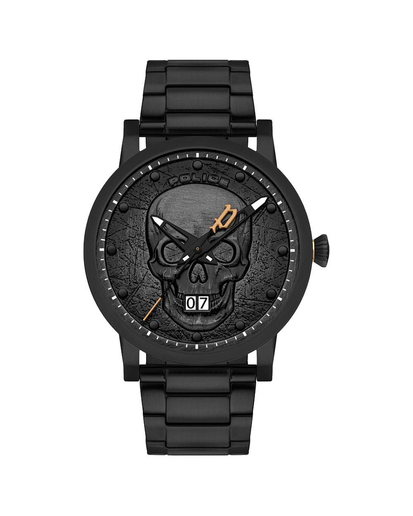 Police Men's Black Watch - One Size