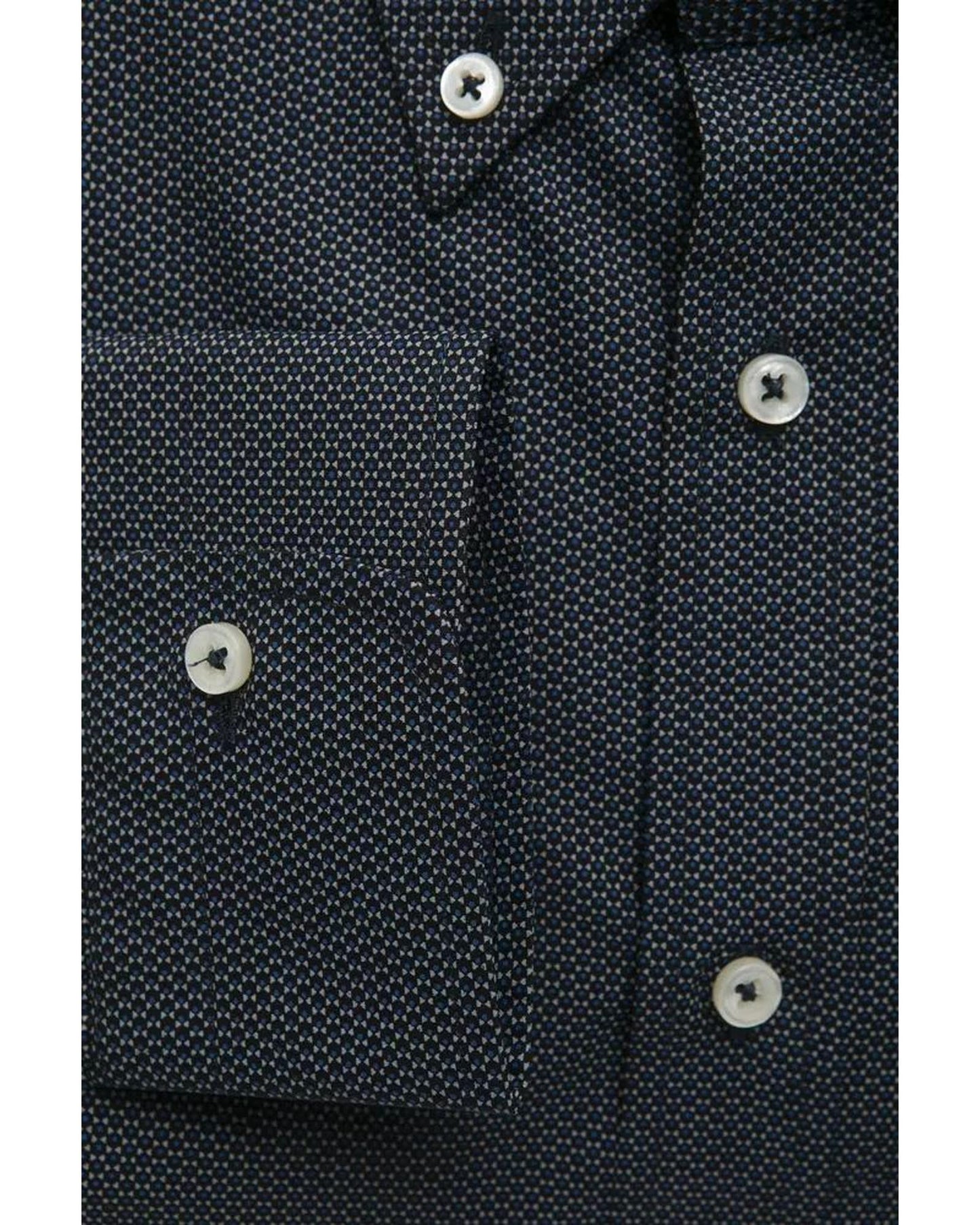 Robert Friedman Men's Black Cotton Shirt - L