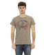 Short Sleeve T-shirt with Front Print L Men