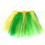 Green and Yellow Adult Tutu ��� Cheer Australia Day Medium Size, 40cm Length, Elastic Waistband