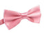 Mens BOW TIE Wedding Tuxedo Formal Bestman Necktie Classic Plain Party - Light Pink