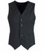 Mens Peaked Vest Waistcoat w/ Knitted Back Suit Formal Wedding Dress Up - Charcoal - 87