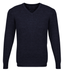 Mens Advatex Varesa Wool Pullover Jumper Cardigan - Navy - XL