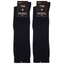 2x Pairs SCHOOL SOCKS Plain Ribbed Knee High Cotton Rich Girls Boys Unisex Kids - - 13-3 (8-10 Years Old)