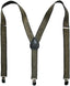 GLITTER SPARKLE SUSPENDERS Braces Clipon Elastic Y-Back Slim Adjustable - Gold (Glitter)