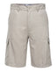 HUSKI Cargo Shorts Mens Cascade Microfibre Flexi Fit Short Army Military 515206 - Bone - 4XL (112cm Waist)