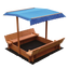 Kids Wooden Toy Sandpit with Canopy