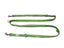 Multi Dog Lead - Nylon w/Reflective Stitching - Double Clip ,Coupler, Waist Belt, Short/Long, Quicktie - Moondidley Pets 20mm Green