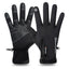 Touchscreen Winter Gloves|Waterproof, Windproof Thermal Gloves for Men Q9063 L size Black