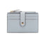 3 PCS Wallets Blue Women's Small Zipper Snap Card Wallet, Ladies PU Leather Credit Card Holder with Coin Pocke
