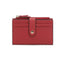 3 PCS Wallets Red Women's Small Zipper Snap Card Wallet, Ladies PU Leather Credit Card Holder with Coin Pocke