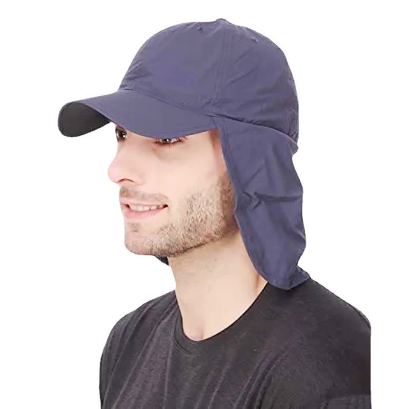 Khaki UV Protection Outdoor Sun Hat with Neck Flap ��� Lightweight and Breathable