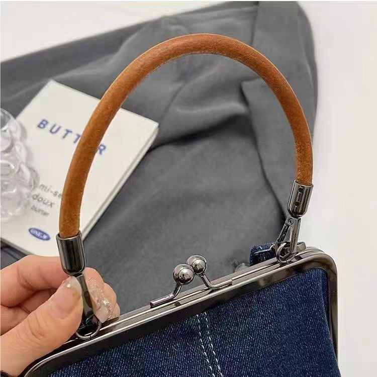 Blue Handmade Denim Patchwork Small Crossbody Bag ��� Women���s Shoulder & Handbag with Vintage Style