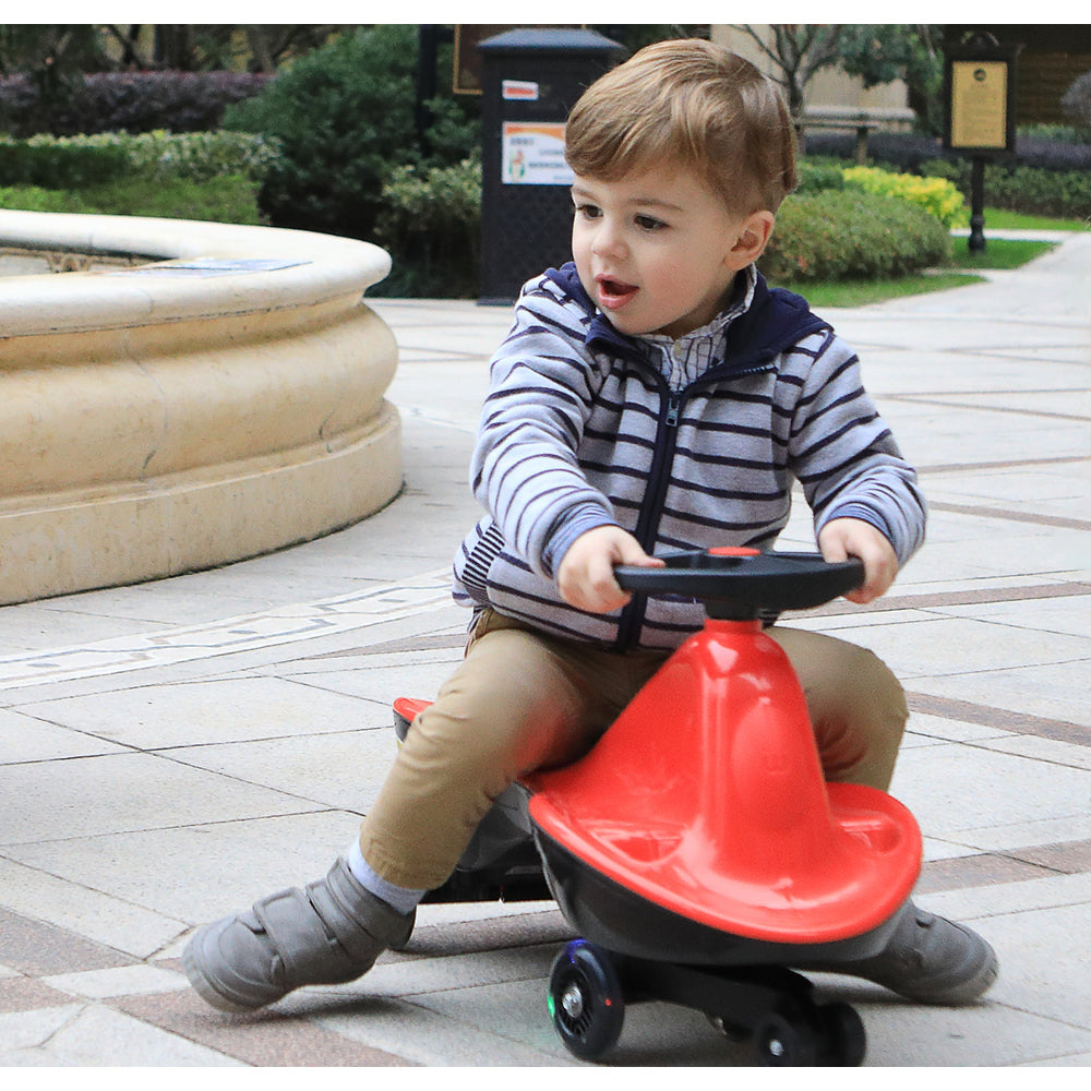 Blue-Glide Walker Swing Car Twist Car Rind On Toy Italian Designer For Children Outdoor