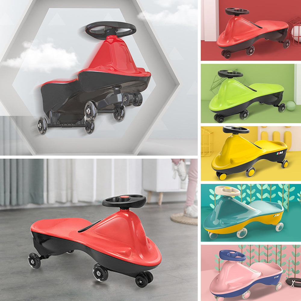 Blue-Glide Walker Swing Car Twist Car Rind On Toy Italian Designer For Children Outdoor