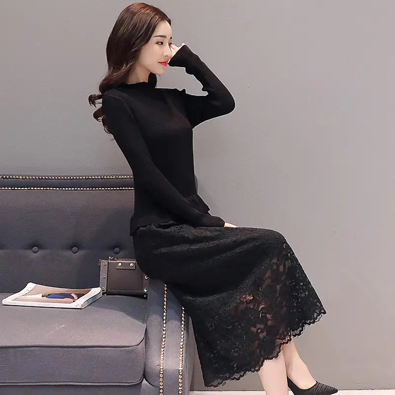 Women's Lace Maxi Dress