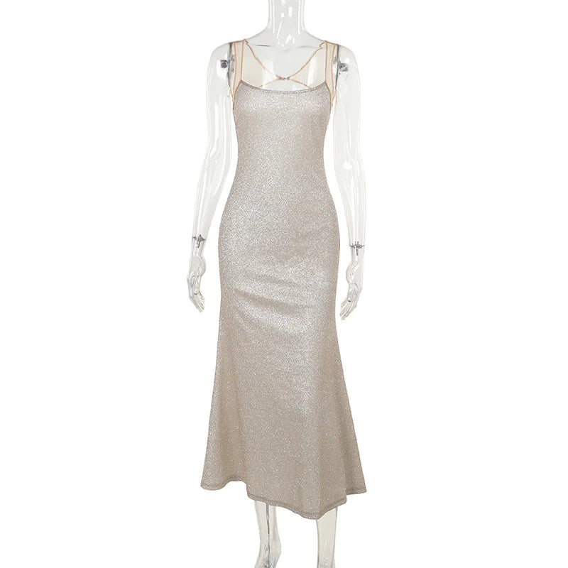Women's Shiny Camisole Dress