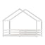 Artiss Bed Frame Wooden Kids Single House Frame White AMOS