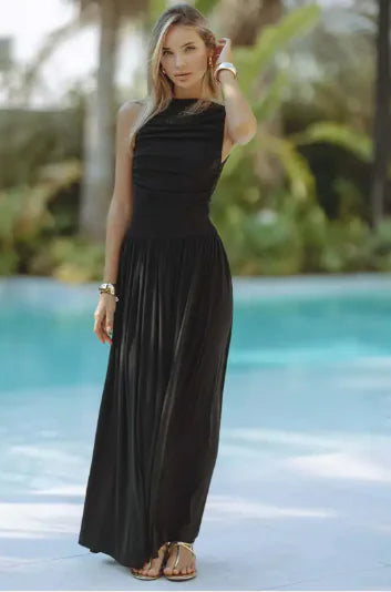 Women's Elegance Pleat Dress