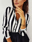 Women's Stripe Button Shirt