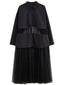 Women's Mesh Spliced Shirt Dress