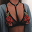 Women's Sexy Embroidered Lace Lingerie Women's Bras Unbranded Black S