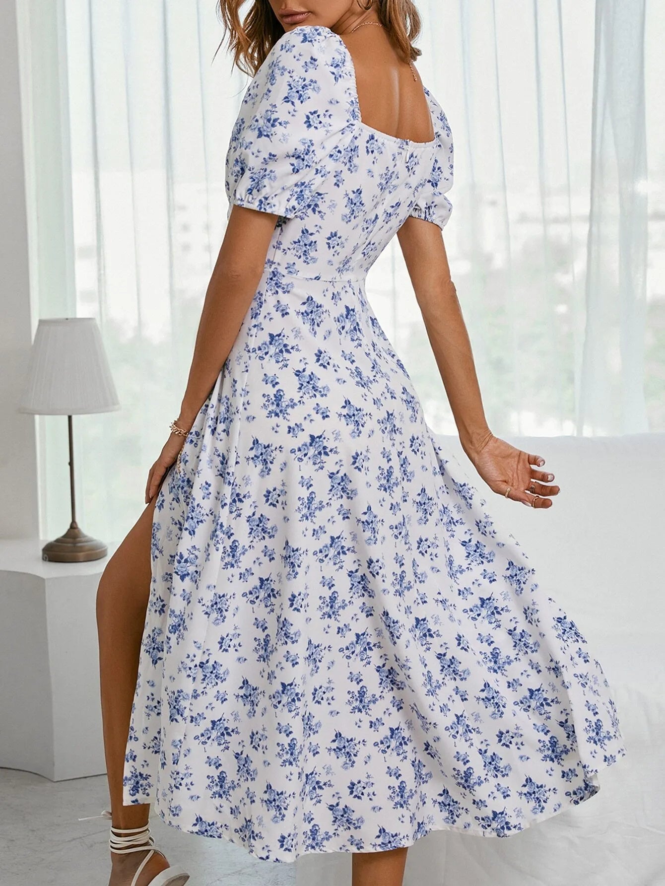 Women's Floral Split Dress