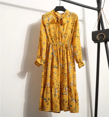 Women's Chiffon Floral Dress